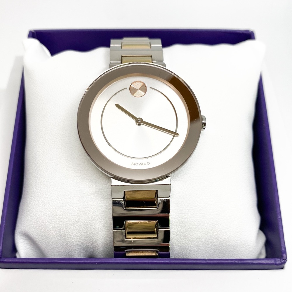 Two-toned Movado Bold watch in very good condition